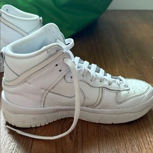 women’s White High-Top Sneaker